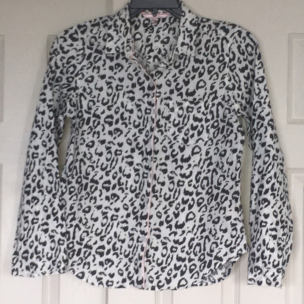 Victoria’s Secret Leopard animal print pajama top